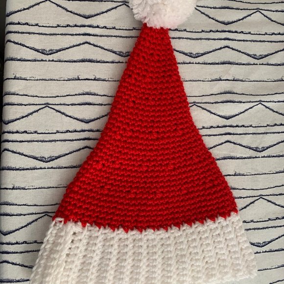 ⭐️Hand Crocheted Children's Christmas Santa Beanie - Picture 3 of 12